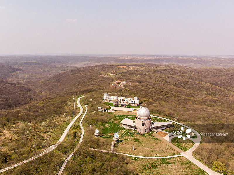 航拍紫金山天文台盱眙观测站图片素材