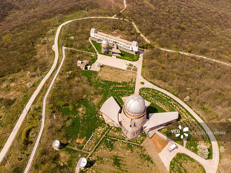 航拍紫金山天文台盱眙观测站图片素材