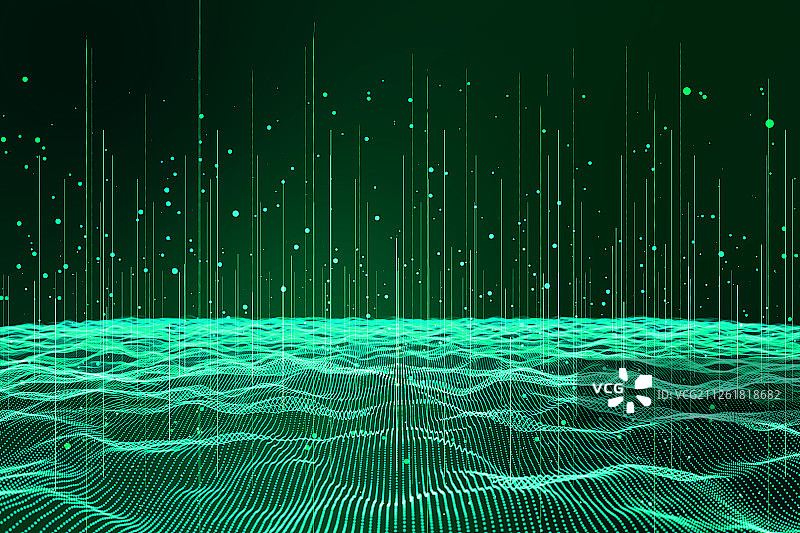 科技波浪图片素材