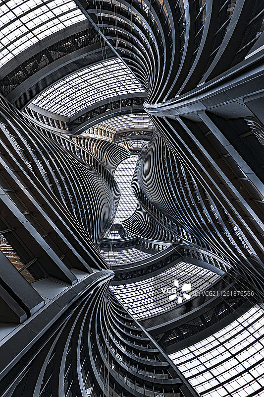 北京丽泽soho中庭图片素材