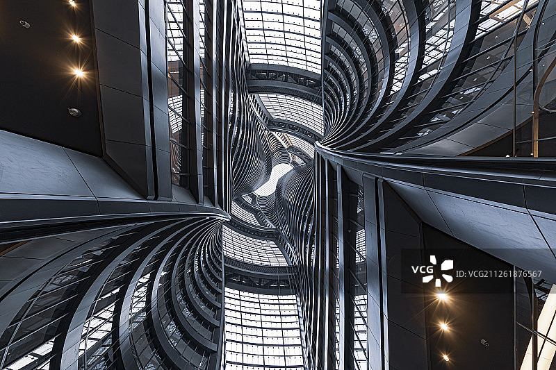 北京丽泽soho中庭图片素材