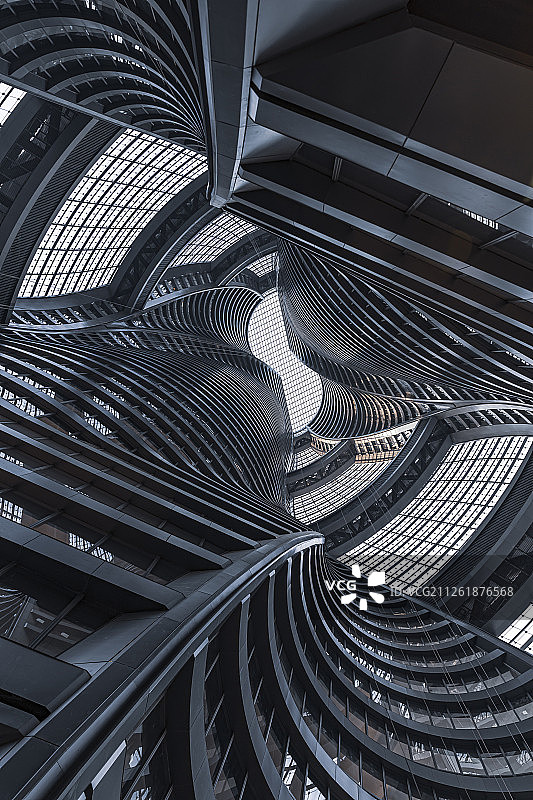 北京丽泽soho中庭图片素材