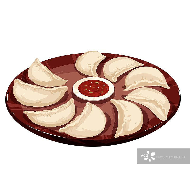 冬至水饺图片素材