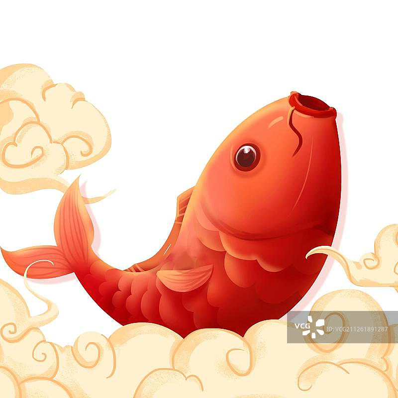 鼠年锦鲤元素图片素材