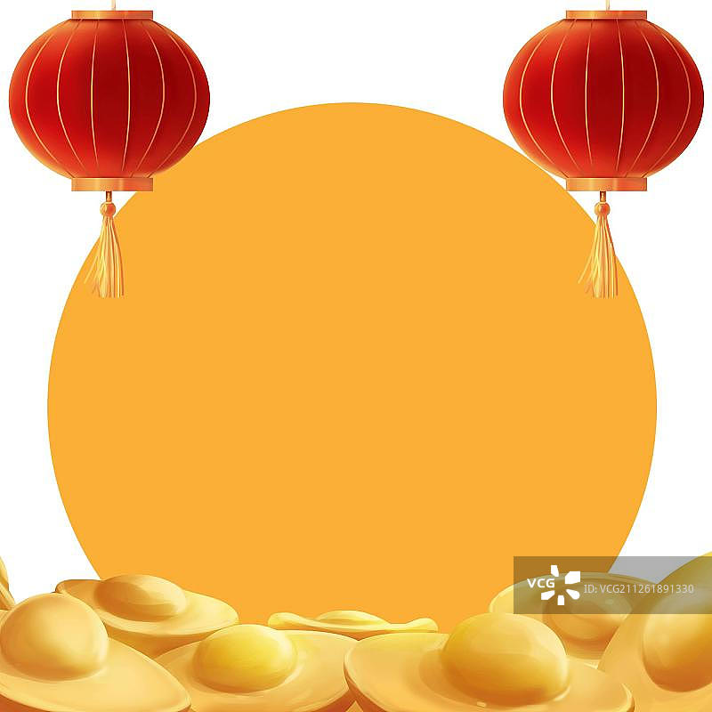 新年框元素图片素材