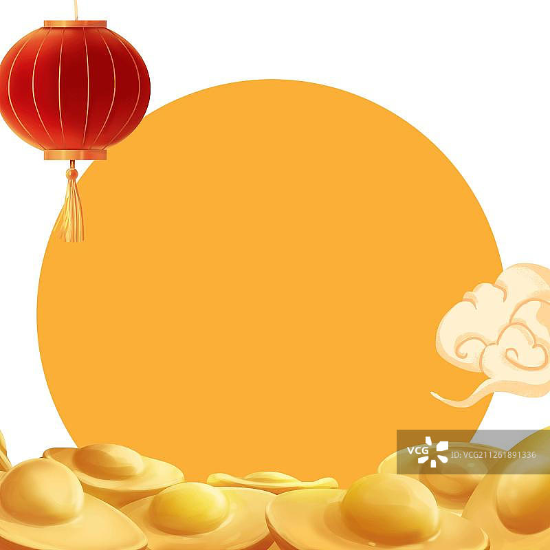 新年框元素图片素材