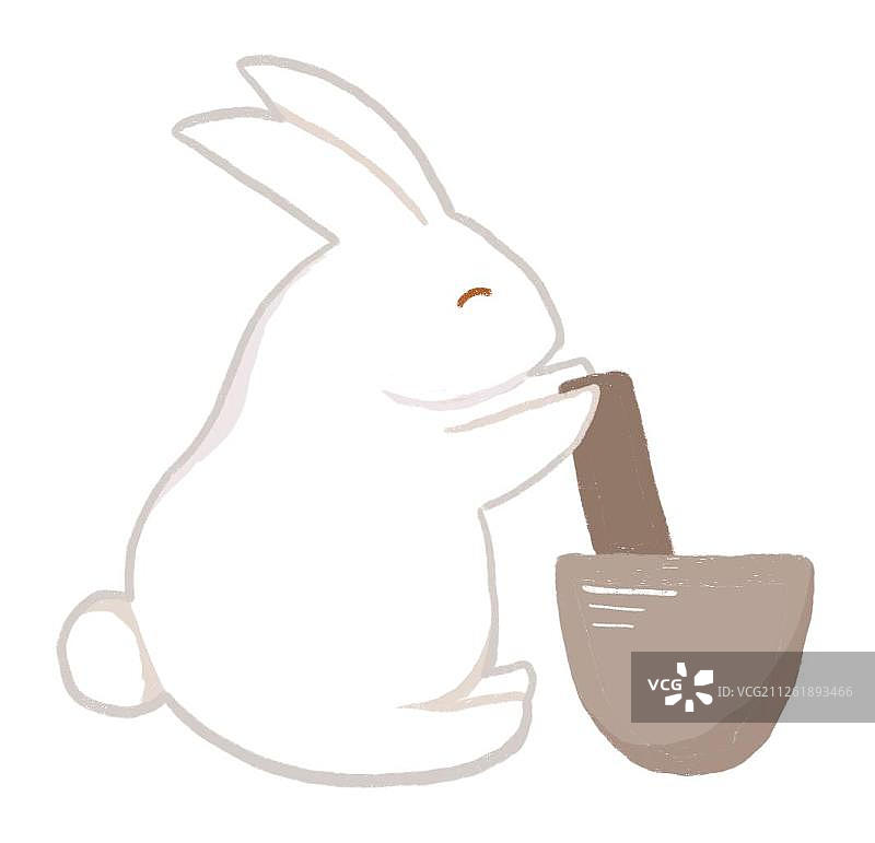 捣药兔图片素材