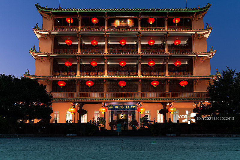 广州镇海楼夜景图片素材