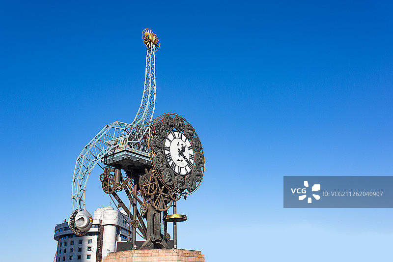 天津风光世纪钟图片素材