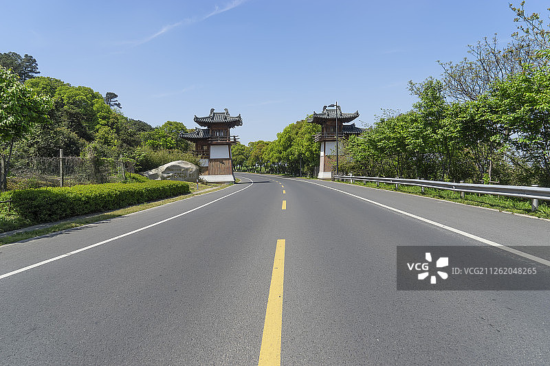 拈花湾景区大门入口图片素材