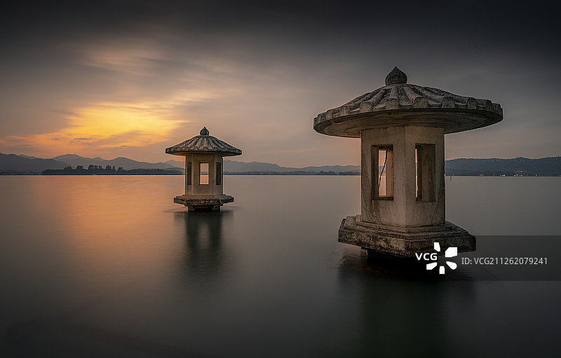 杭州西湖景观图片素材