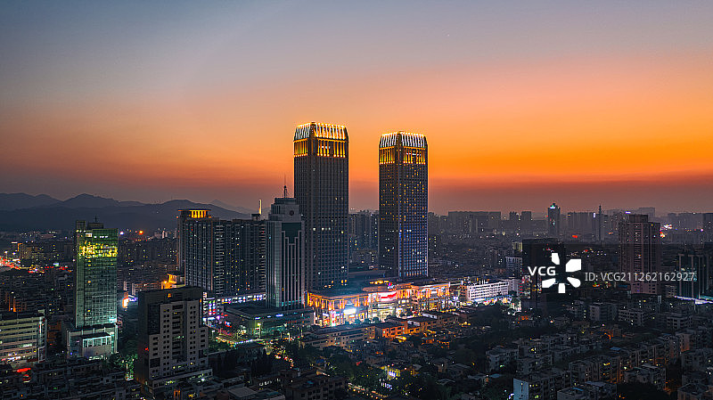 广东中山 利和广场夜景图片素材