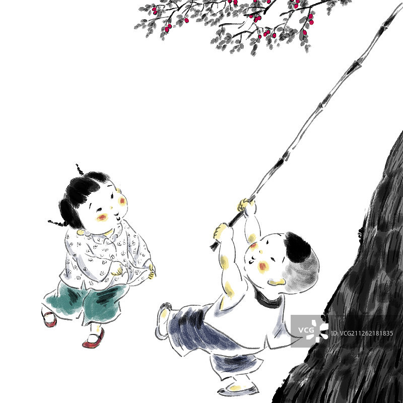 童年趣事图片素材