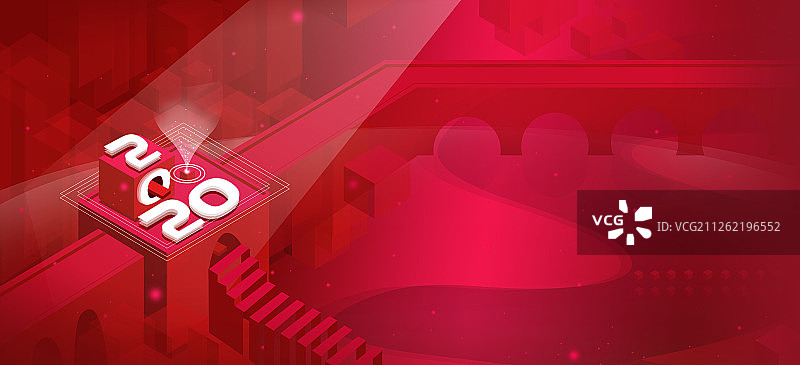 梦幻创造科技纪念碑谷风格创意插画图片素材