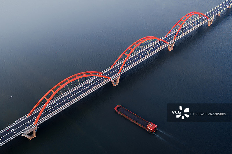 湘江福元路大桥图片素材