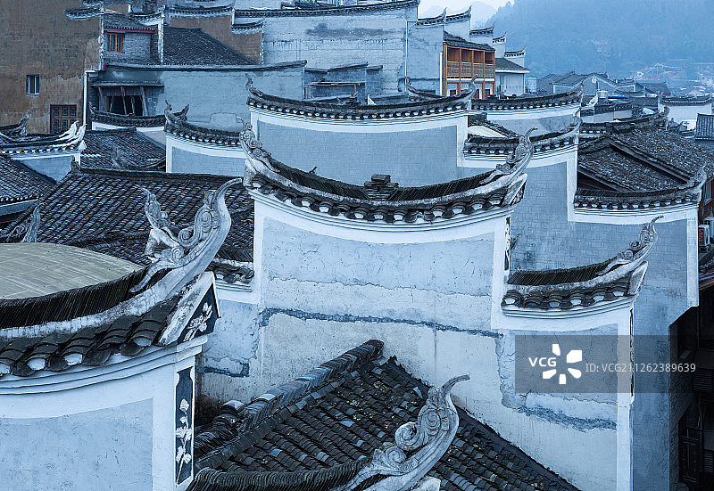 贵州镇远民居建筑图片素材