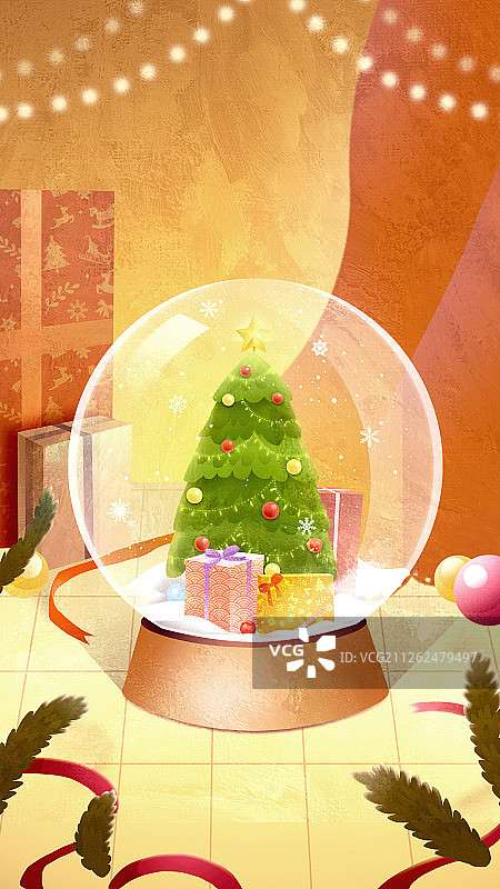 圣诞海报金图片素材