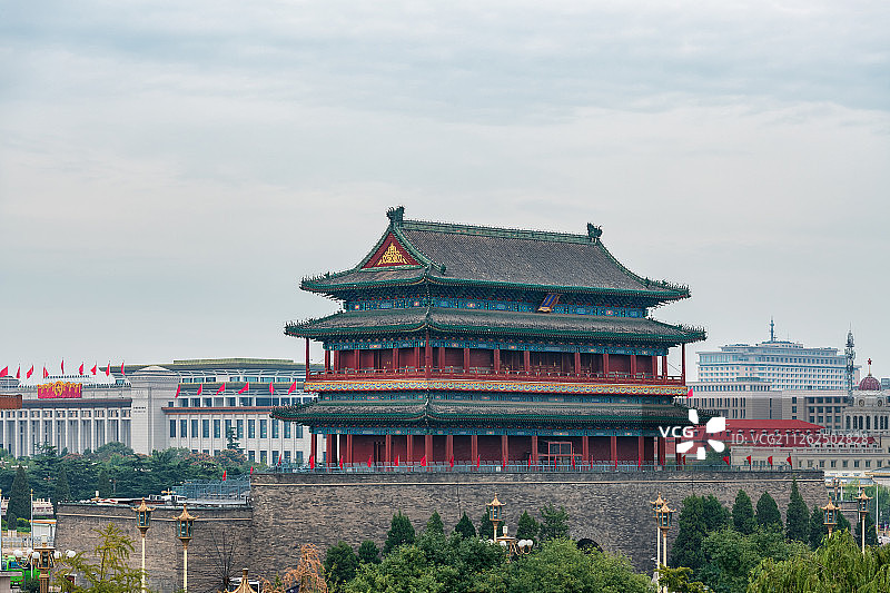 北京前门户外风光图片素材