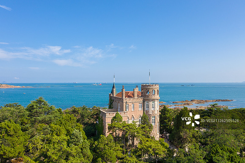 青岛花石楼图片素材