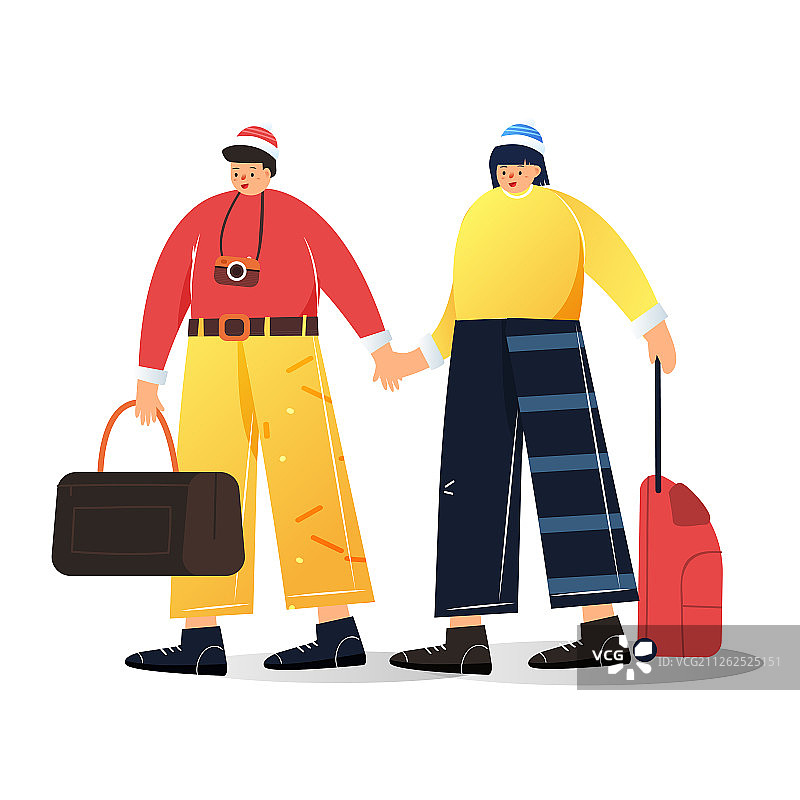 2020新年回家过年春运抢票活动背景矢量插画图片素材