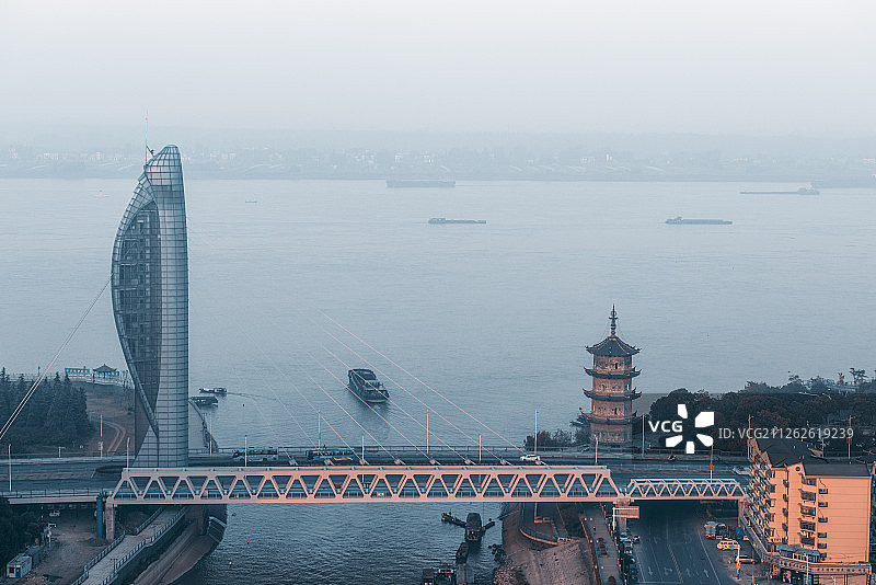 芜湖，滨江，青弋江图片素材