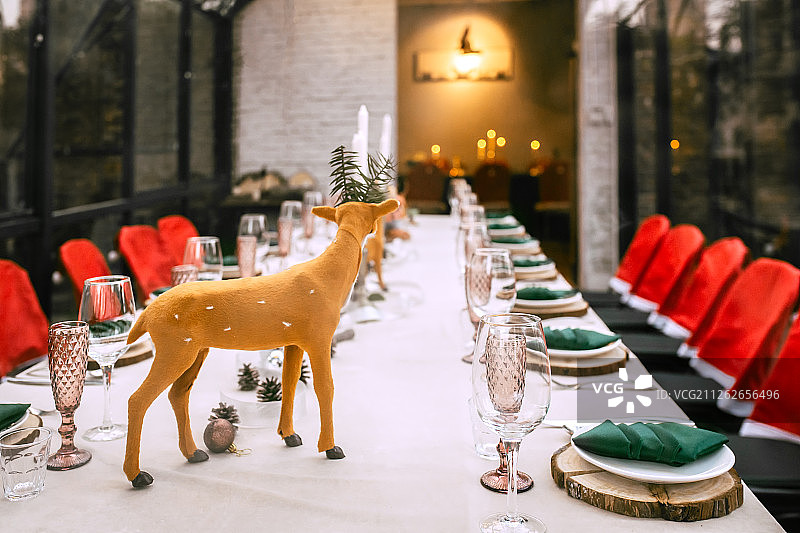 圣诞节聚餐图片素材