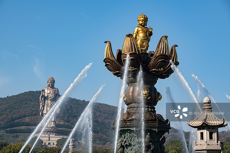 灵山大佛景区图片素材