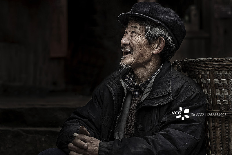 乡村农民图片素材