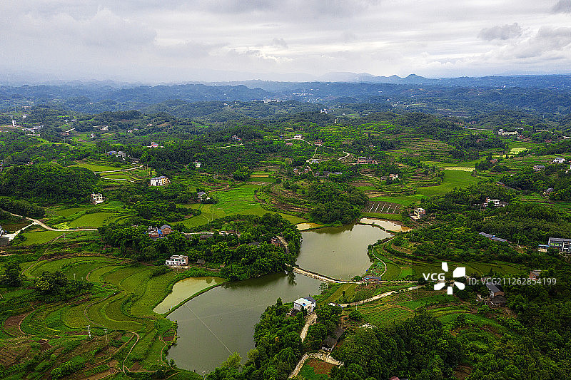 重庆山村自然景观图片素材