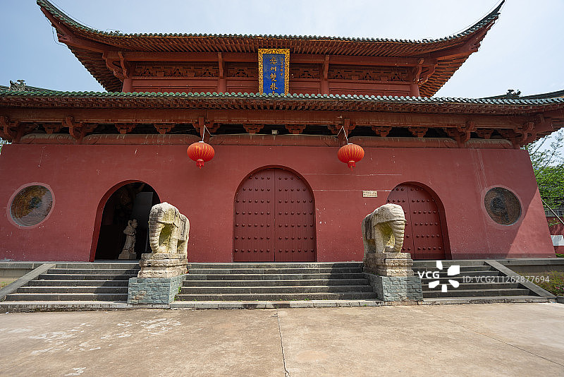 双林寺大门图片素材