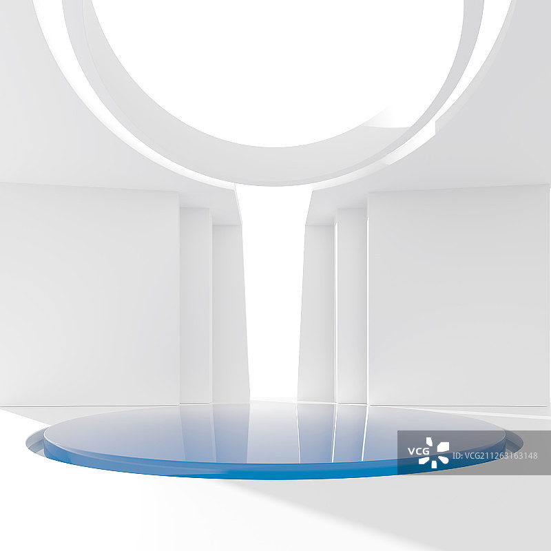 简洁白色现代建筑背景图图片素材