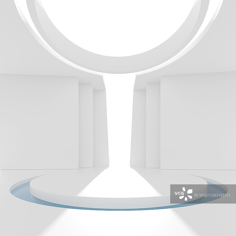 简洁白色现代建筑背景图图片素材