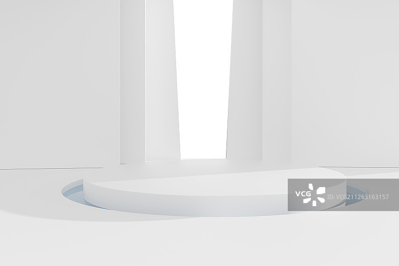 简洁白色现代建筑背景图图片素材