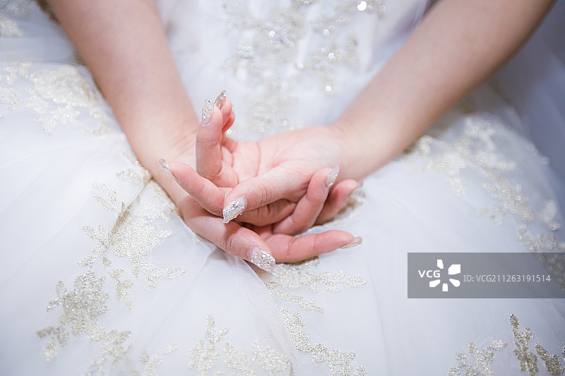 新娘的双手图片素材