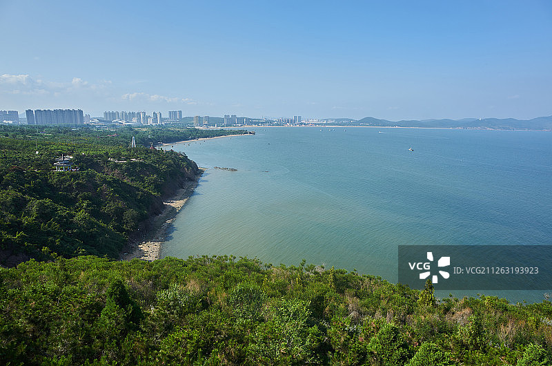 龙回头景区海湾风光图片素材