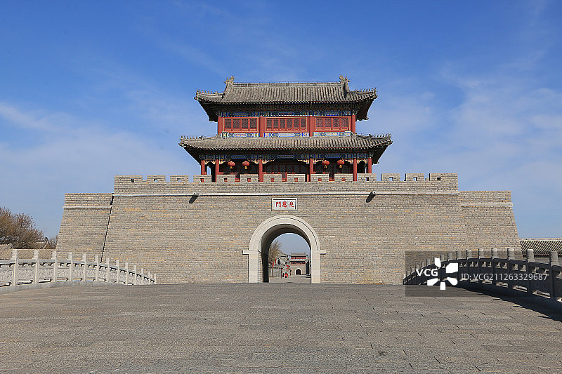 无棣古城迎恩门图片素材