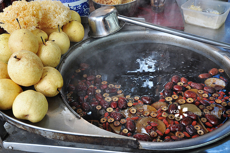 冰糖雪梨汤图片素材