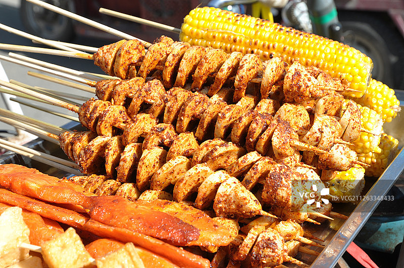 烤面筋图片素材