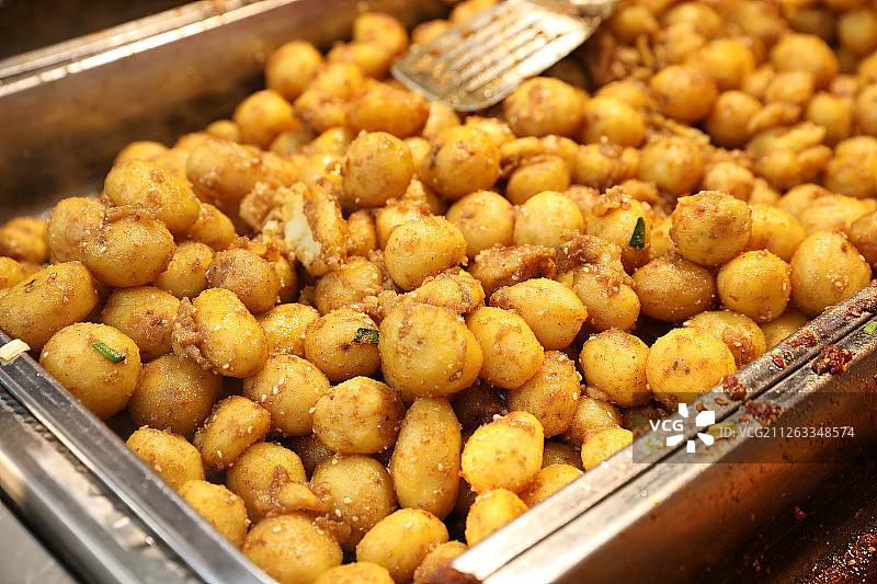 陕西汉中镇巴炕洋芋图片素材