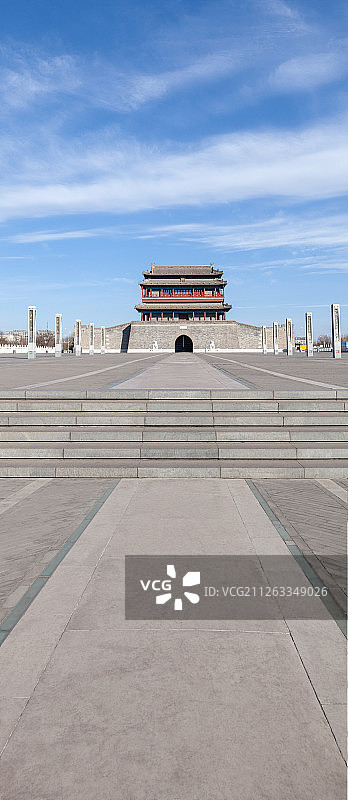 北京永定门城楼图片素材