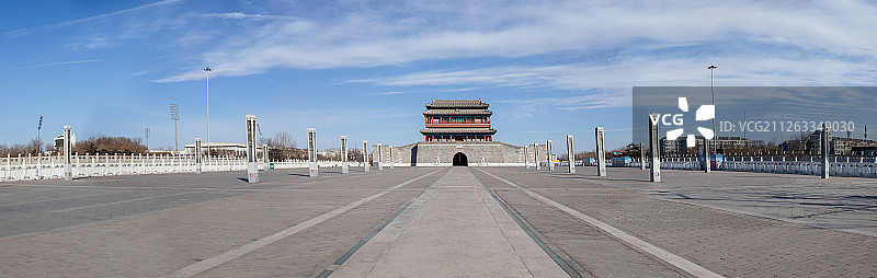 北京永定门城楼图片素材