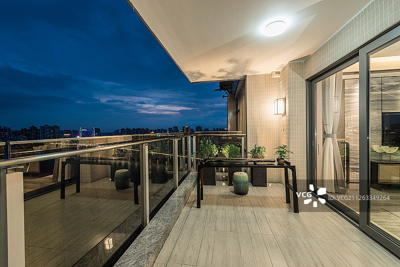 居室客厅阳台图片素材