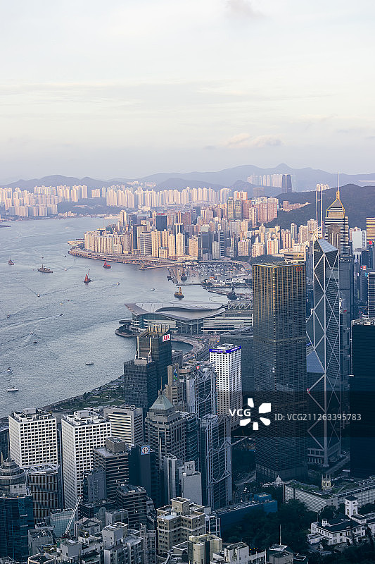 香港维多利亚港图片素材