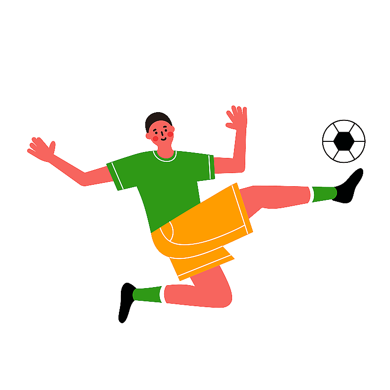 踢足球的男孩图片素材