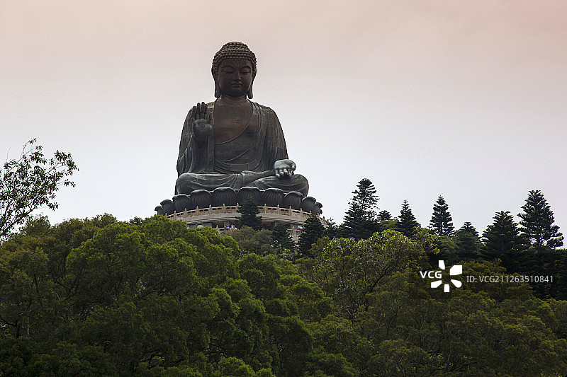 香港大屿山大佛图片素材