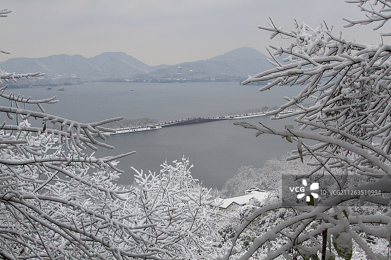 西湖风光图片素材