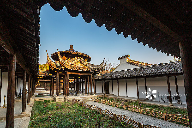 江苏省无锡市锡惠公园风景区美景图片素材