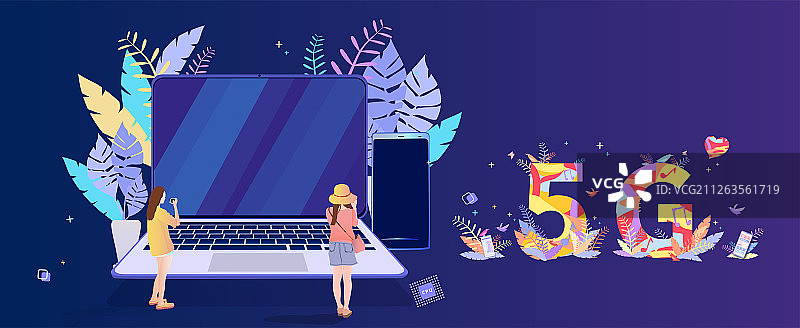 5G高速网络下美丽少女在用手机移动支付购物图片素材