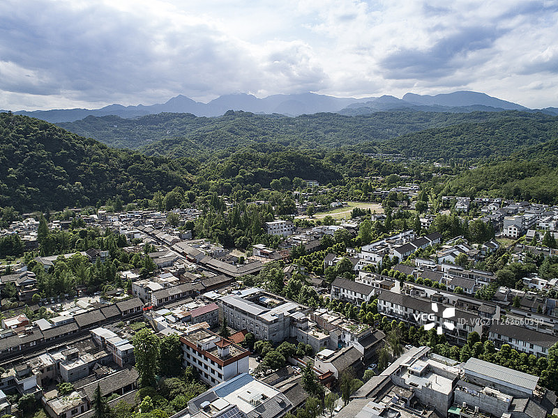 四川省街子古镇图片素材