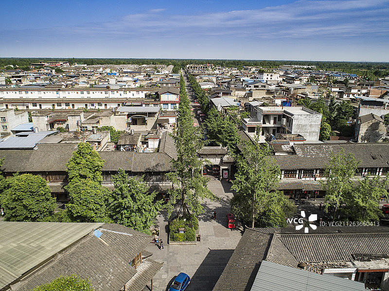 四川省街子古镇图片素材